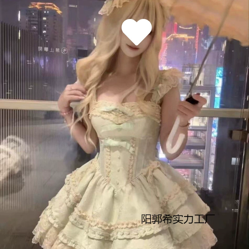 Кружевное платье мини-юбка Lolita стиль Lolita Jsk