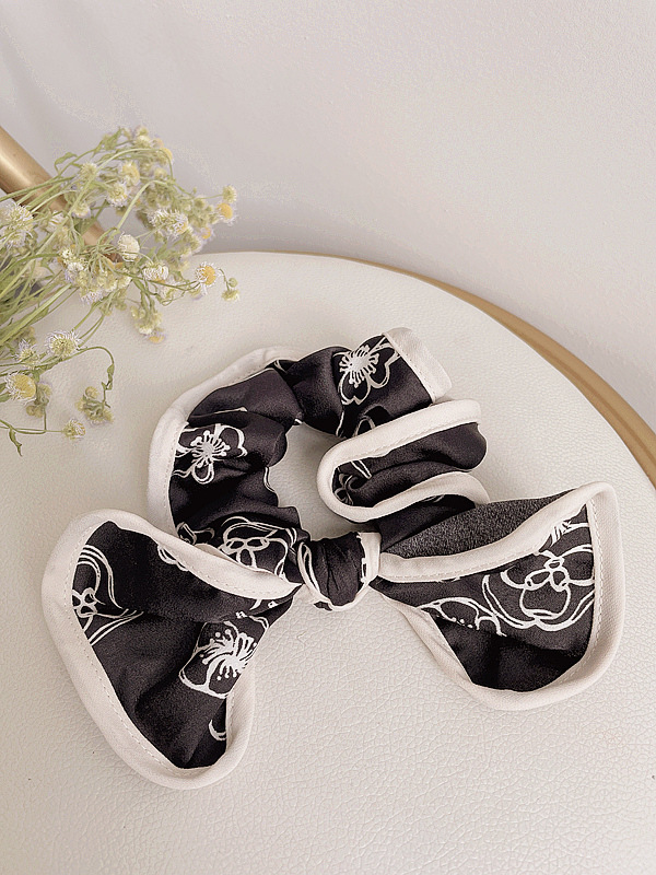 Wholesale Jewelry Flower Fabric Color Matching Hair Scrunchies Nihaojewelry display picture 6