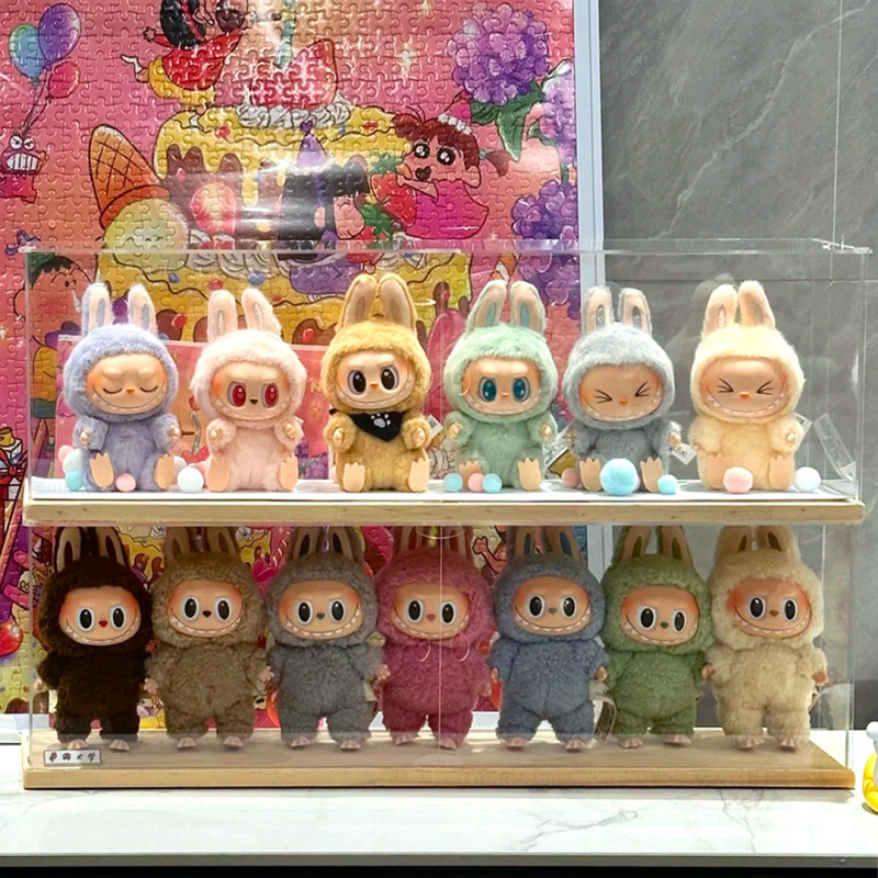 Labubu ラブブ収納ボックスバブルマートぬいぐるみビニールフェイス人形ブラインドボックスディスプレイキャビネット収納ラック|undefined