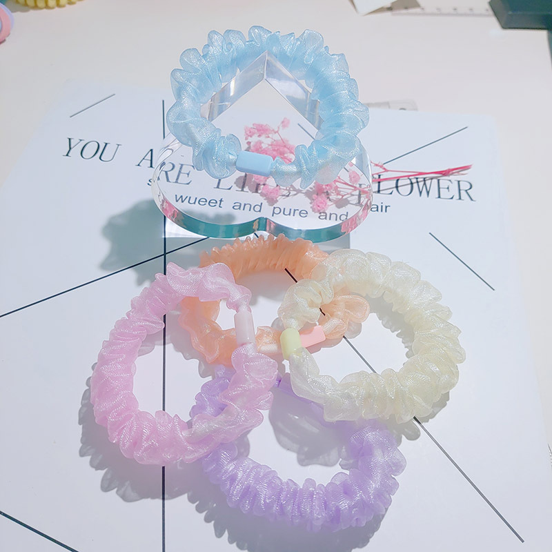 한국식 원사 링 플랫 헤드 소장 헤어 링 DIY 수제 헤어 액세서리 헤드 드레스 소재 달콤한 상처 머리 새 헤어 링