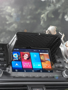 Car GPS navigator sun visor in-car central control reversing display anti-reflective hood universal light barrier