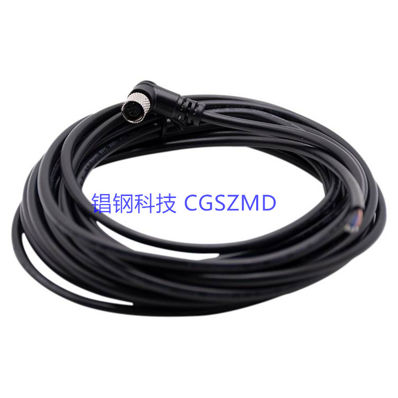 M12 Plug 5 Poles Straight Wire Panel Mount M12 ��ͷ 5о����