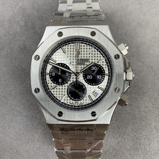 Royal Oak Panda dial 26331 series chronograph quartz watch stainless steel men's watch