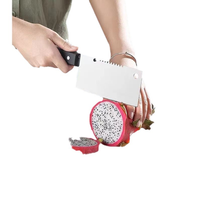 Cocina Cuchillos de acero inoxidable Cuchillos multifuncionales para el hogar Cuchillo de cocina Cuchillo de frutas Tijeras Juego de cuchillos de cocina