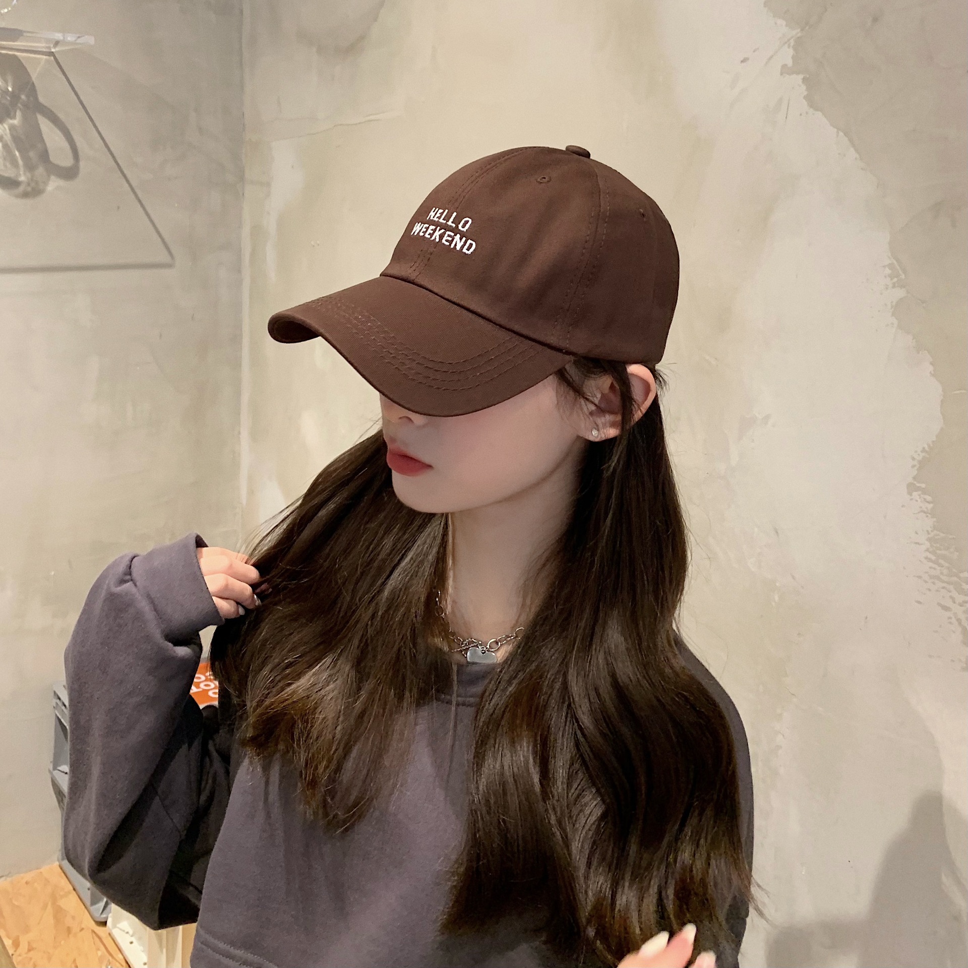 Autumn New Fashion Embroidery Alphabet Baseball Sunscreen Sports All-match Sun Hat display picture 5