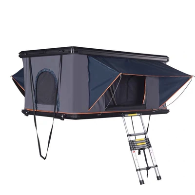 Avtomobil dam çadırları tent, suitable for off-road adventures - graysmall-size-with-extra-padding-access-through-the-skylight-default-item