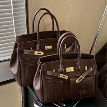 大容量包包女秋冬季百搭2025新款复古斜挎包休闲手提通勤托特大包