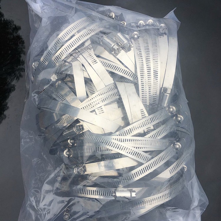 Acero inoxidable manguera abrazadera abrazadera abrazadera abrazadera de tubería de gas abrazadera de tubería de pulgada abrazadera llave abrazadera de tubería de agua