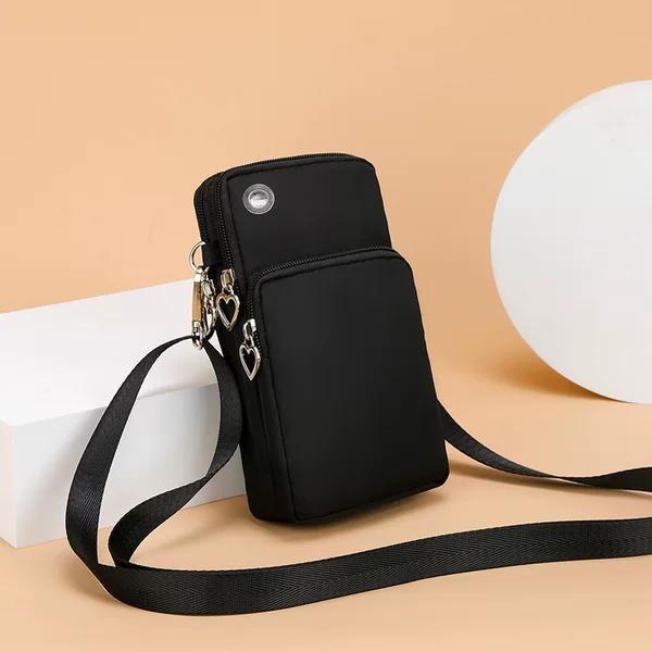 Cross-Border Mobile Phone Bag Women's Cross-Body 2025 New Walking Mini Small Bag Mobile Phone Bag Summer Vertical Coin Purse