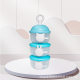 Factory wholesale three-layer portable out milk powder box baby food packing storage box