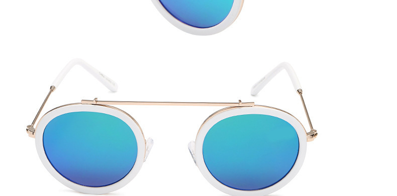 2023 neue Mode runde Rahmen Brille Männer und Frauen Retro koreanische Sonnenbrille Anti-Ultraviolett UV400 – Detail 15