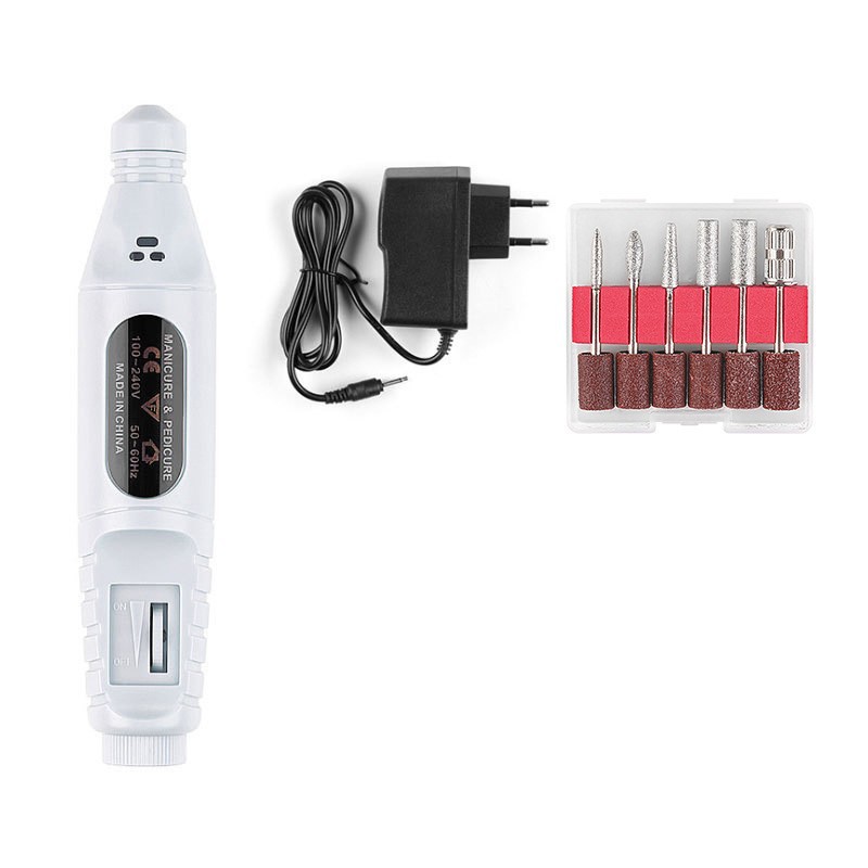 Versión actualizada de pulidor de uñas tipo lápiz portátil de pulido de uñas pulidor de uñas herramientas de manicuras Nailsander