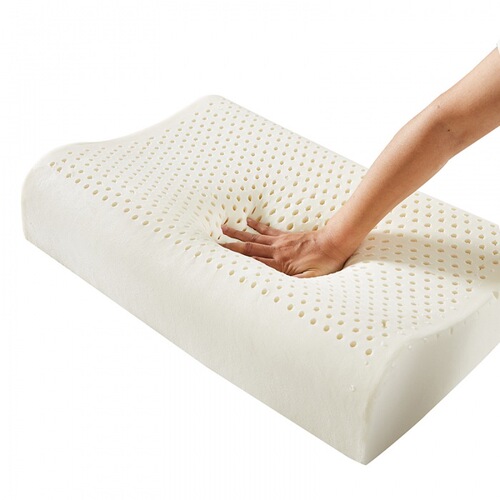 Thailand natural latex pillow granular massage neck pillow rubber core, wholesale gift supplier, bulk manufacturer and distributor