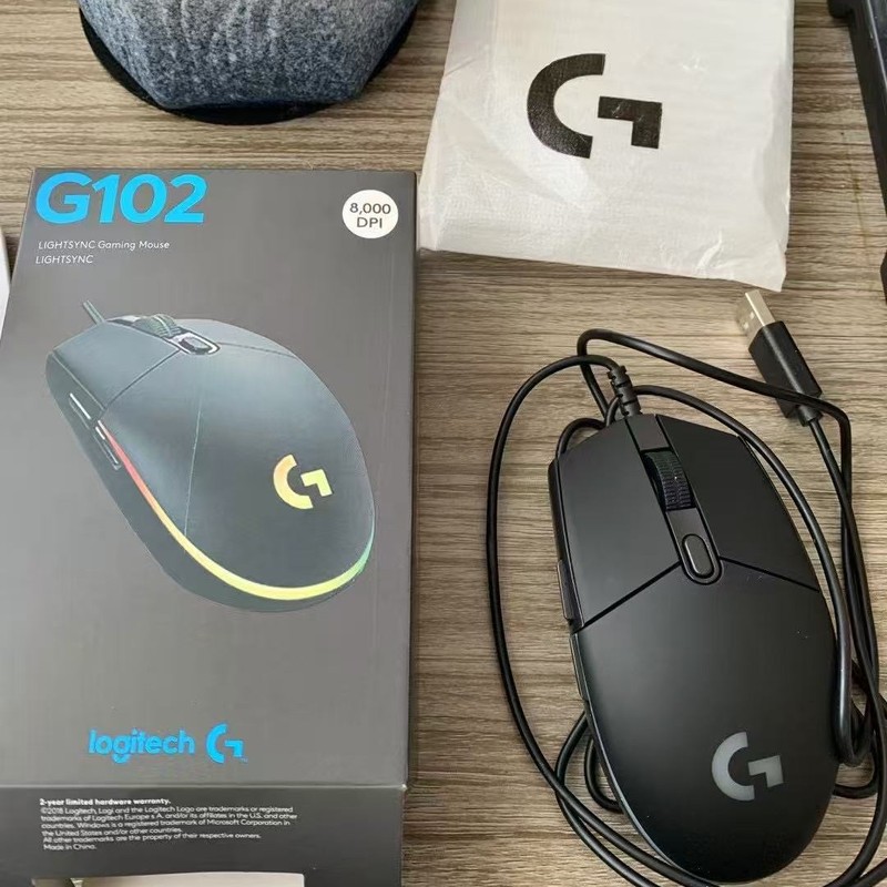 G102二世代有線ゲームマウスの競争RGBランプ効果クロスボーダー電気商の爆発的な対外貿易卸売りが海外で人気がある|undefined