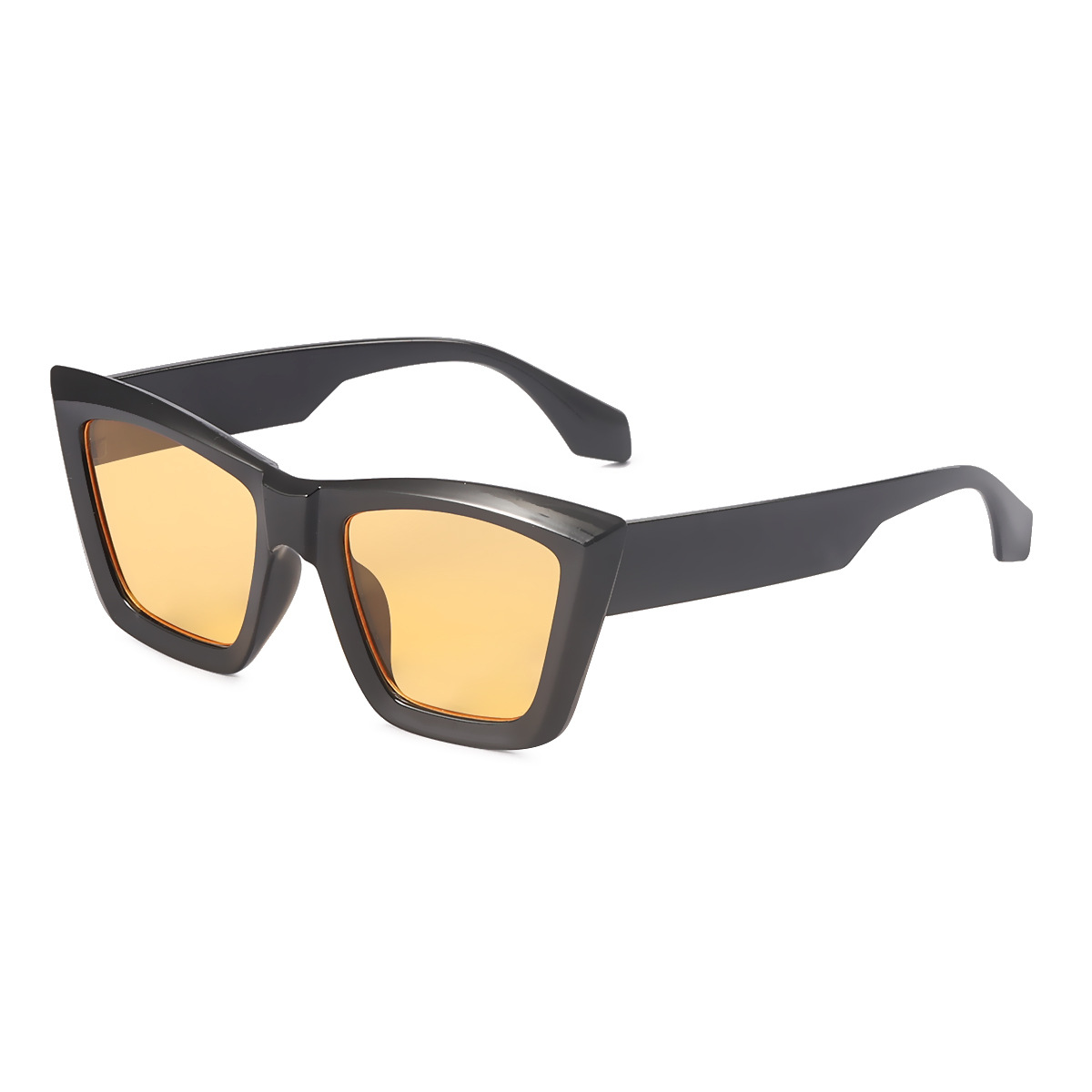 2022 nuevas gafas de sol para hombres y mujeres gafas de sol cuadradas de moda gafas de sol a prueba de rayos UV gafas de color caramelo 97114