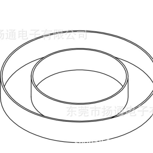 45mm磁环底座电感基座YT-067