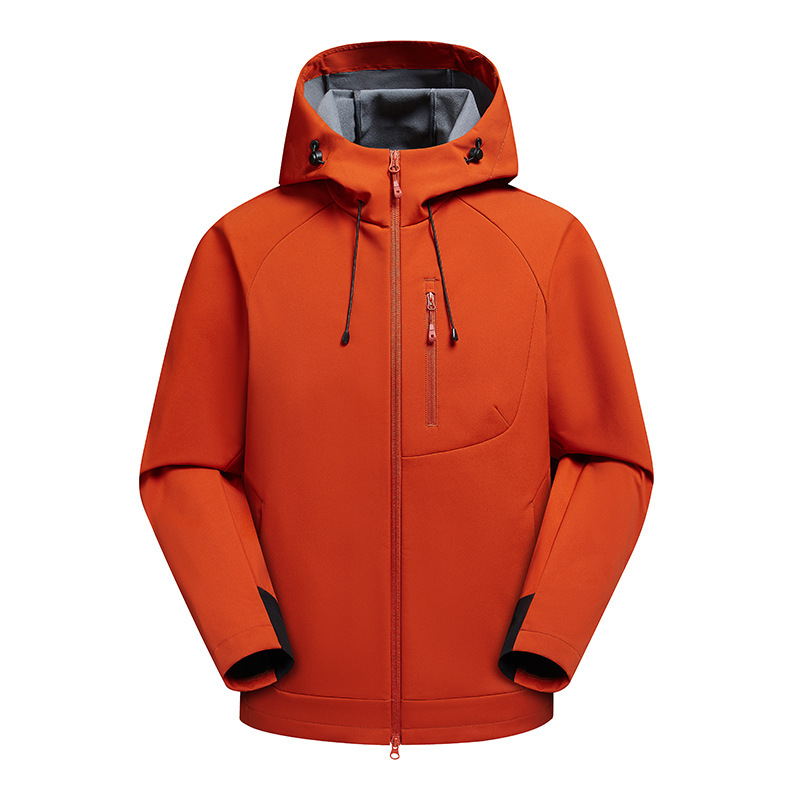 2026 Men's Hooded Softshell Jacket Outdoor Windproof Waterproof Spring and Autumn Thin Single-Layer Jacket for Couples Hiking and Traveling 2026 Men's Hooded Softshell Jacket Outdoor Windproof Waterproof Spring and Autumn Thin Single-Layer Jacket for Couples Hiking and Traveling