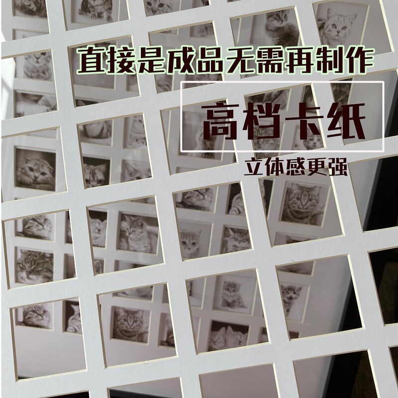 Oq5M Solid Wood 48 Palace Grids 36 Couple Nine Photo Frame Love Commemorative Photo Album Holiday Gift Recommended the Same Style Oq5M Solid Wood 48 Palace Grids 36 Couple Nine Photo Frame Love Commemorative Photo Album Holiday Gift Recommended the Same Style