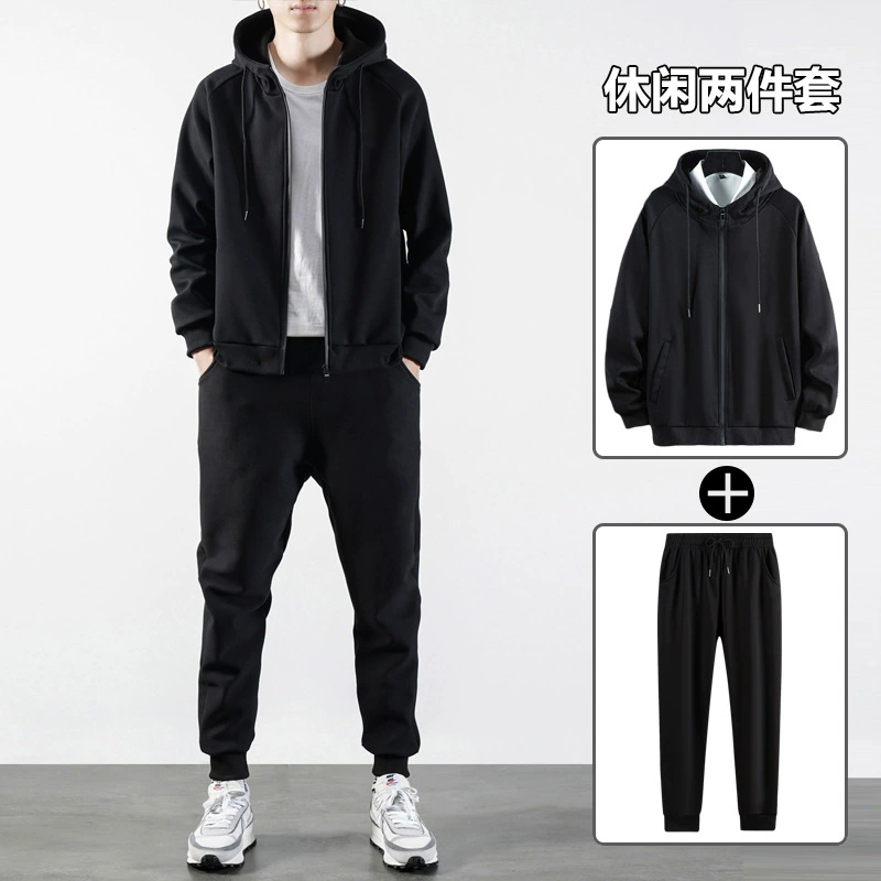 Cotton sweatshirt, autumn warm set, warm sports suit, hoody