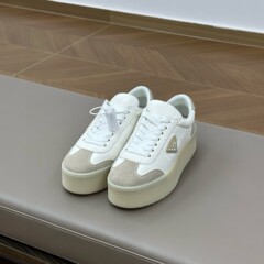 高級モデル！本革プラットフォームシューズ、ラウンドトゥレースアップホワイトシューズ、カラーマッチング、女性用カジュアルスポーツスニーカー