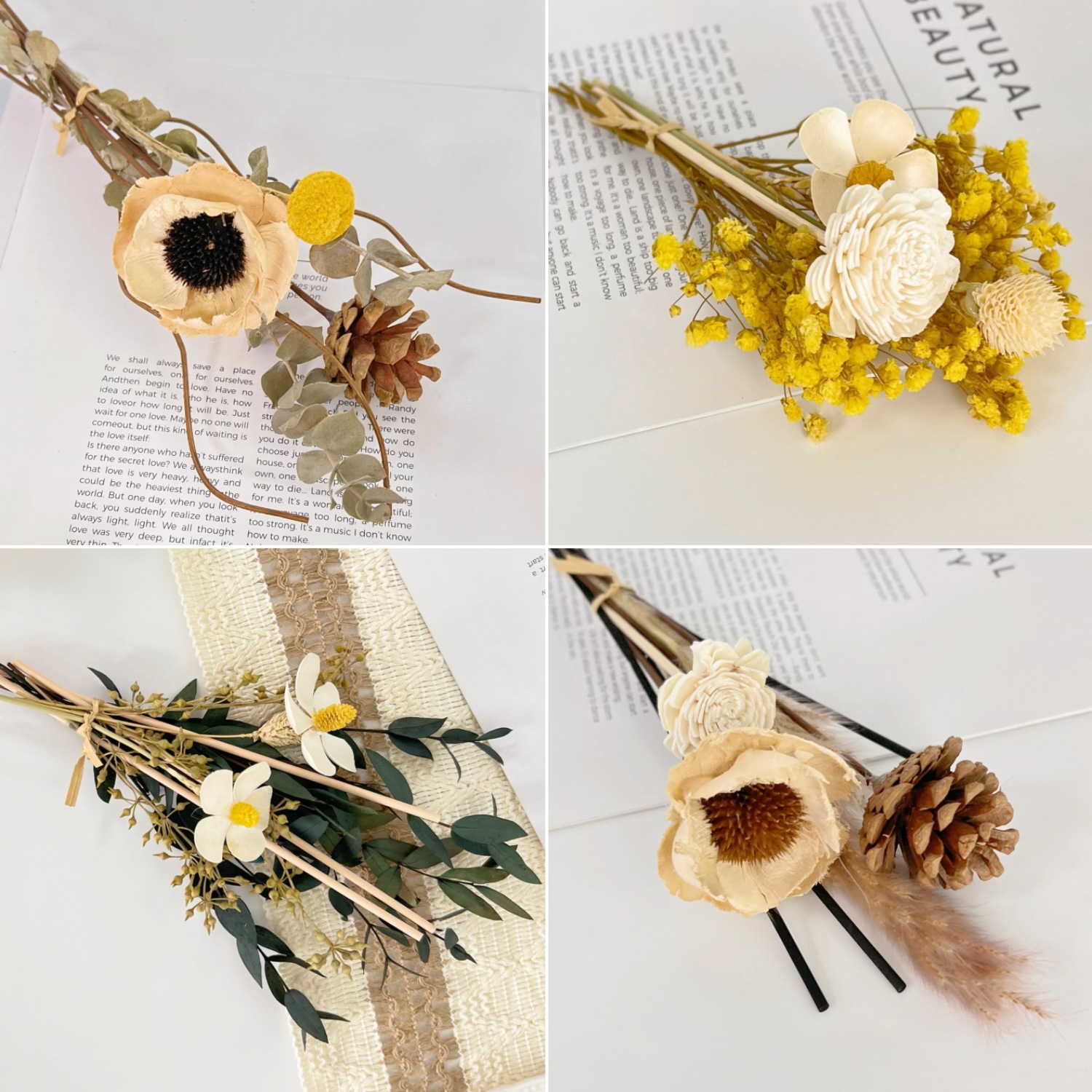 bouquet Event & Party Supplies Elegant Romantic Flower Dried Flower Preserved Fresh Flower Artificial Flowers