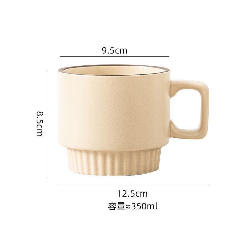 Relieve mate tazas de cerámica impresión de regalos logotipo personalizado tazas de agua de vacaciones tazas de marca