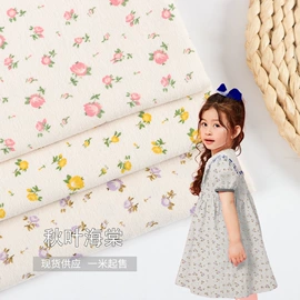 印花、扎染布;其他棉类面料;绒布