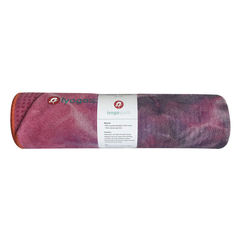 Iyogasスポーツシリコン滑り止めヨガタオルyoga towel品質館寄り付きギフトロゴ|undefined