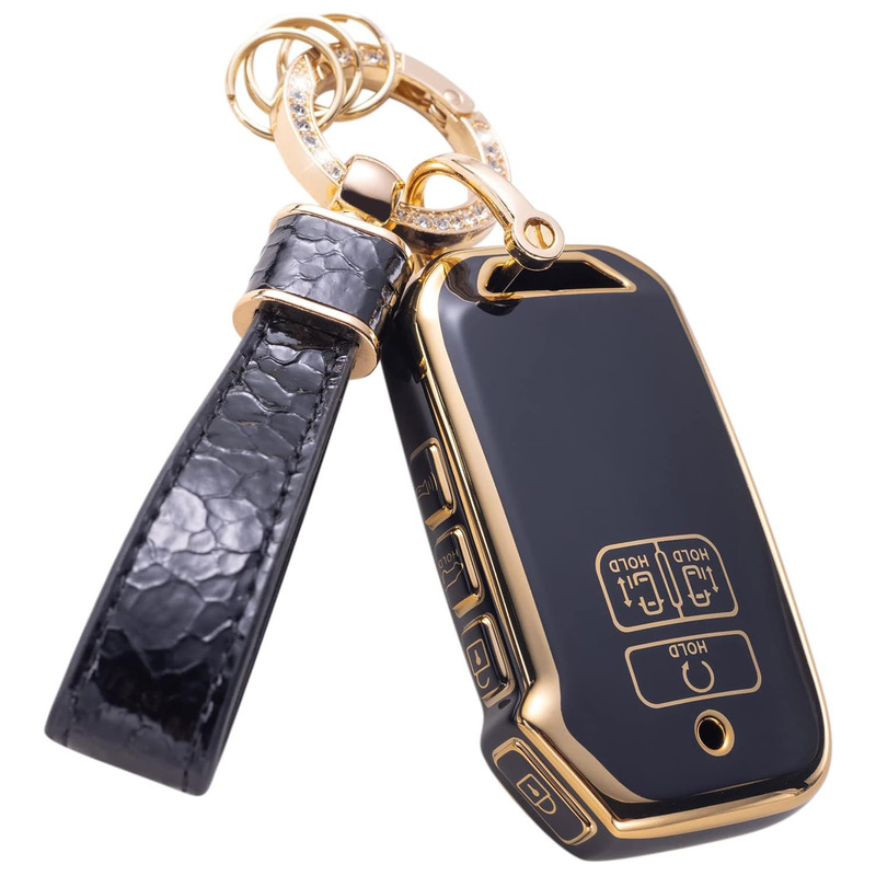 Suitable for Kia Kia key case key chain pendant cross-border hot selling TPU soft rubber car key cover accessories wholesale