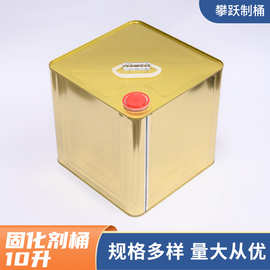 工厂定制10升稀料桶固化剂包装桶密封性好硬度高化工方铁桶油桶