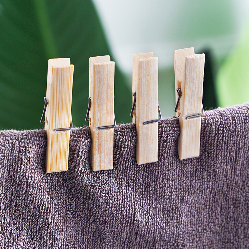 abrazadera de bambú abrazadera de ropa abrazadera de madera doméstica abrazadera de ropa abrazadera pequeña abrazadera de ropa abrazadera de invernadero a prueba de viento