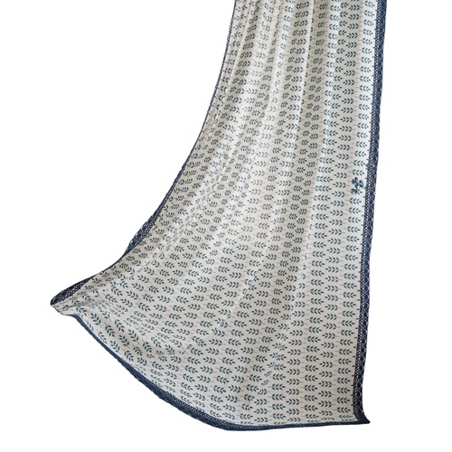 Yimanqiyun finished curtains green wheat ear print semi-blackout kitchen curtain partition curtain translucent factory direct supply