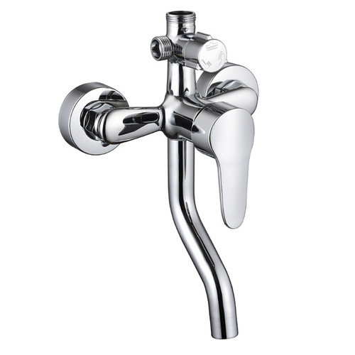 Shower faucet, bathroom concealed three-position bathtub Donald Duck faucet, hot and cold faucet mixer