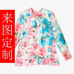 Women's Short Long-Sleeved Sweatshirt Stretch Fitness Clothing Gym Custom Clothing Sportswear Running Clothing Surfing Clothing