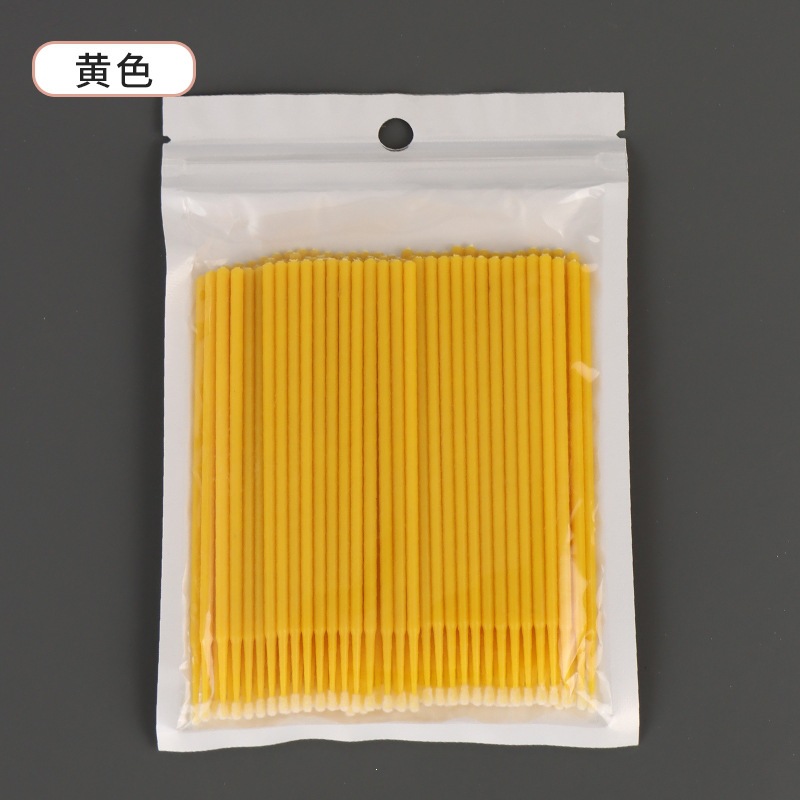 Microhisopos de Algodón Desmaquillantes 100 Piezas Algodón y PP Limpieza para Maquillaje de Ojos