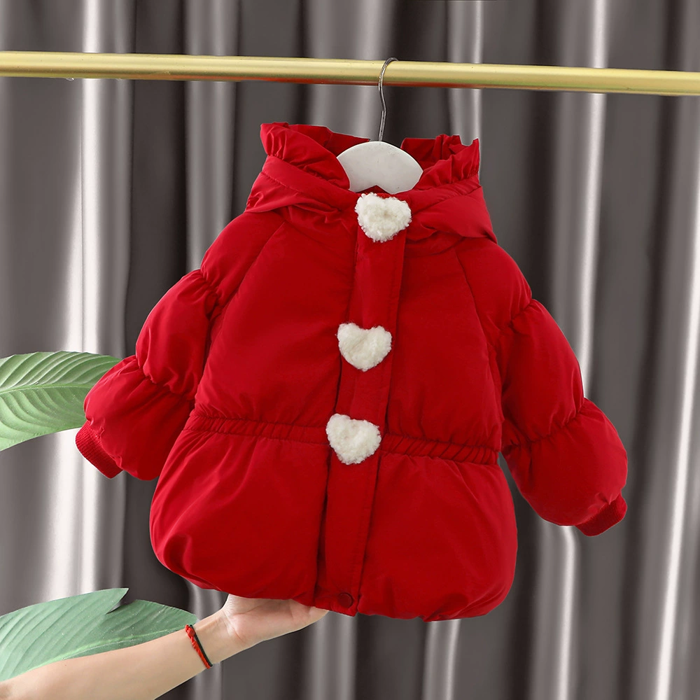 Warm children's demi-season down jacket