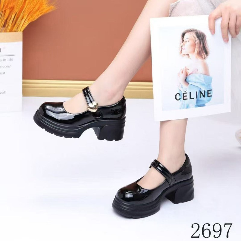 厚底玛丽珍女鞋新款法式jk小皮鞋女粗跟小个子单鞋2025新款|undefined