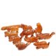 Zodiac Luban Lock Luban Wooden Toys for Children Mortise and Tenon Model Bucket Arch Building Blocks Wooden Kongming Lock