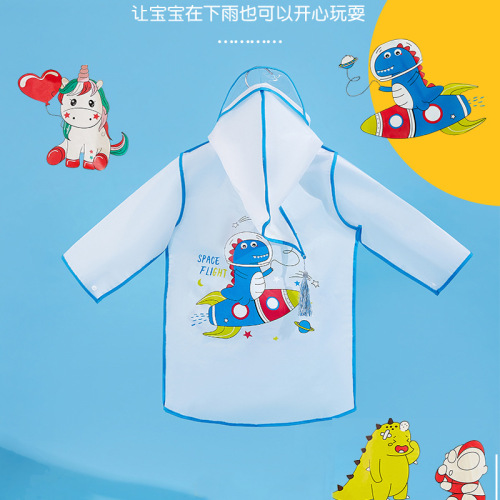 eva children raincoat wholesale customized kindergarten small children 3 to 8 years old boys and girls primary school students raincoat cute 