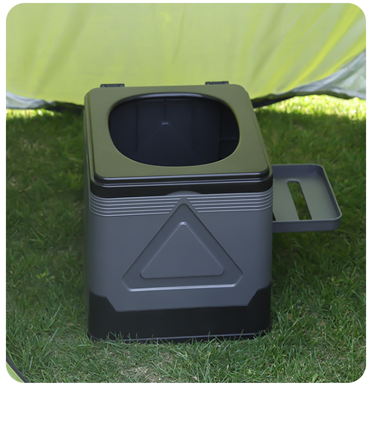 [in stock Wholesale] Outdoor Toilet Foldable Camping Toilet Portable Toilet Self-driving Emergency Toilet