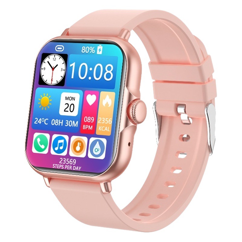 S18 reloj inteligente pulsera de tasa genuina WeChat mensaje reloj de metal MARCO DE llamada Bluetooth