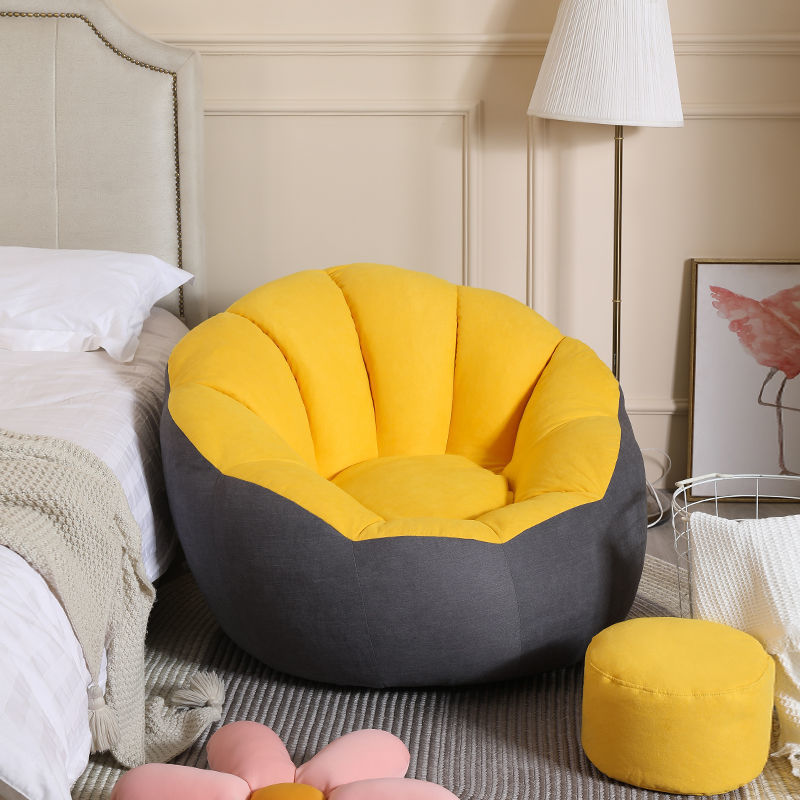 Sofá perezoso tatami silla de apartamento pequeño nido de personas dormitorio individual habitación balcón red asiento rojo ocio bolsa de frijoles