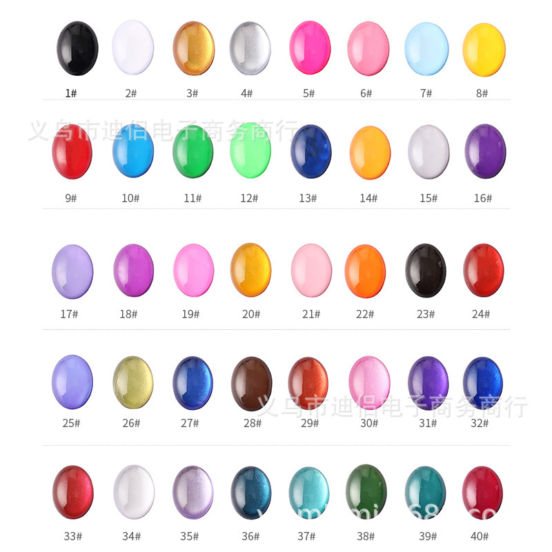 ZJOY美甲印花专用甲油DIY指甲涂抹上色颜料转印指甲油-1KG