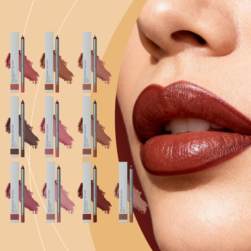 Lip Liner Series: Smooth and Pigmented, Natural-Looking, Easy to Apply, Defines Lip Peaks and Contours, Creates a Smooth and Three-Dimensional Lip Shape Lip Liner Series: Smooth and Pigmented, Natural-Looking, Easy to Apply, Defines Lip Peaks and Contours, Creates a Smooth and Three-Dimensional Lip Shape