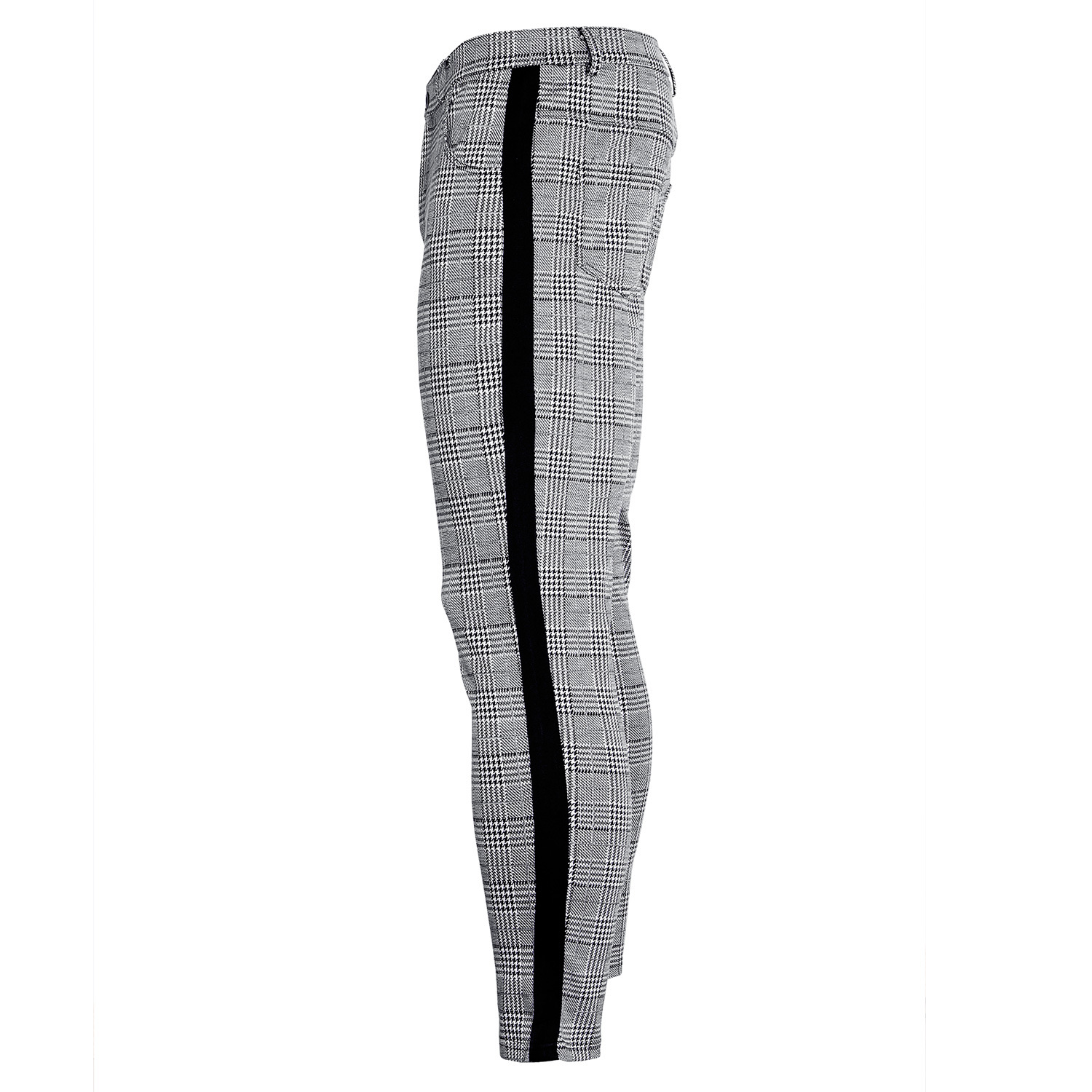 Casual broek heren - geruite broek in streetwear stijl_voghion.com