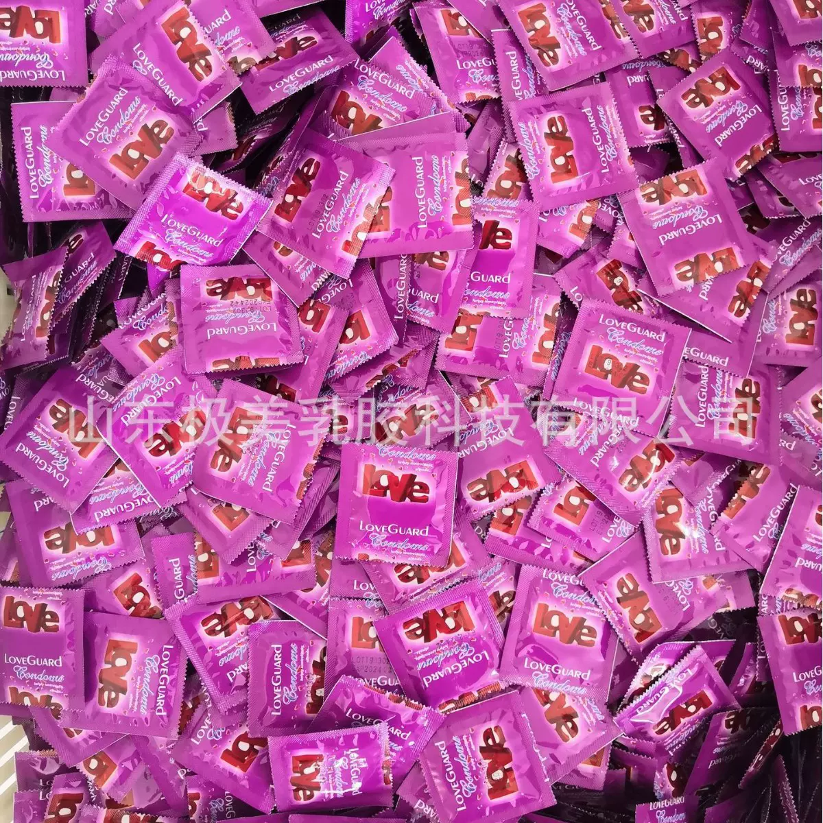 避孕套工厂直销出口广告宣传定制单只散装避孕套跨境电商安全套