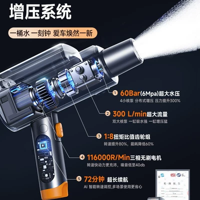 Machine, Powerful Pressure Washer, High pressure car wash water gun