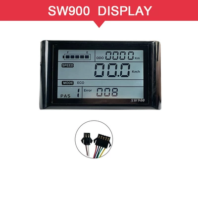 Electric bicycle modification accessories LCD-SW900 LCD meter data display 24-72V SM connector (Elektromobil cihazları)