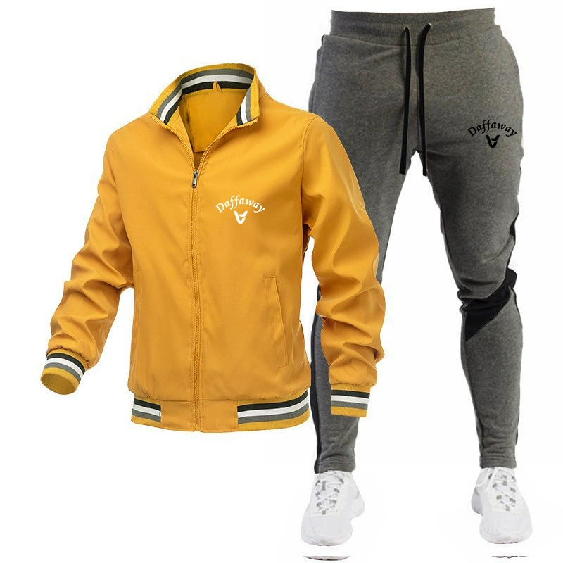 2025 кросс-бордерный экспорт весенне-осенняя новая мужская спортивная куртка с воротником стойкой бейсбольный костюм