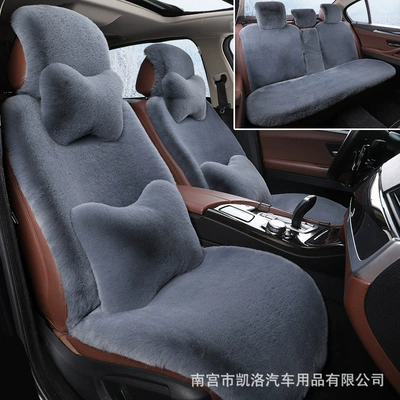 Factory Direct Sales Dropshipping Wool pad - standard-model-without-headrestlumbar-support-dark-gray-luxury-model